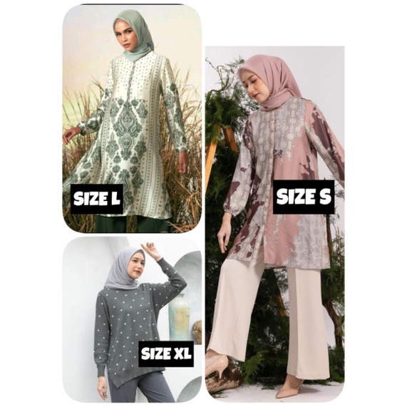 Tunik by HL Original (Shopia Tunik, Feruze Tunik, Polkaknit)