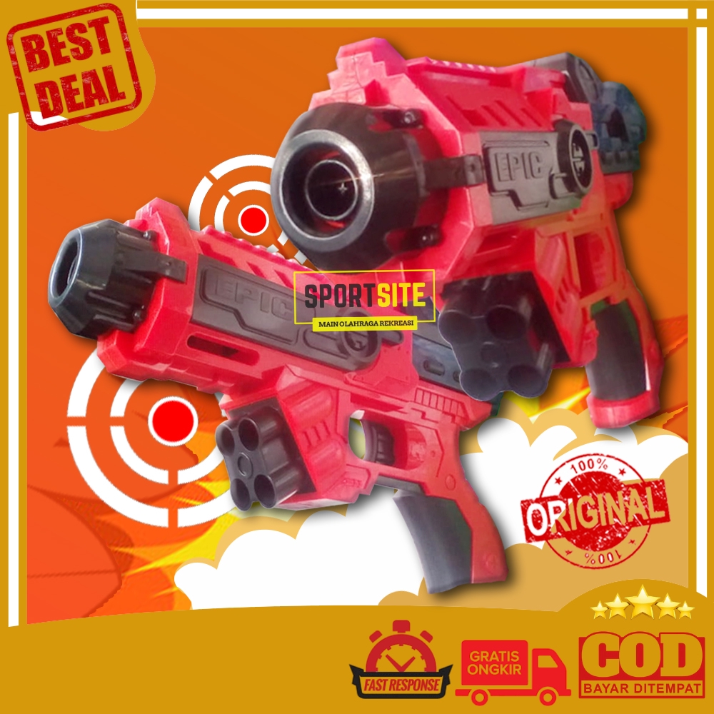 Pistol Airball Nerf Strike Out Air Ball Gun Mainan Anak Tembak tembakan