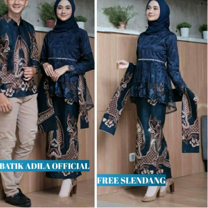 Paling Dicari.. Couple Kebaya Modern Baju Wisuda Tunangan Lamaran Terbaru Baju Batik Brokat Couple n