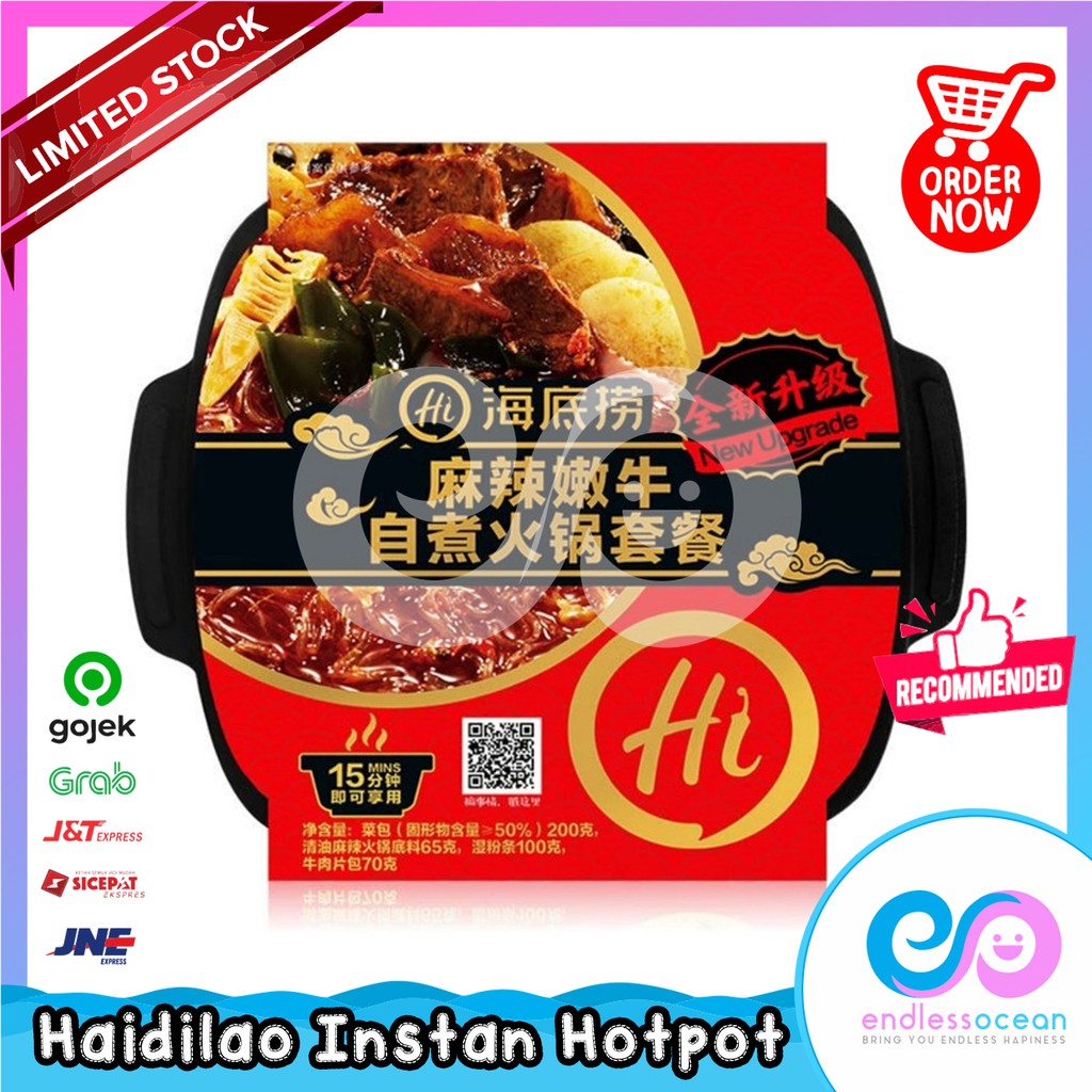 Jual Haidilao Instant Hotpot Self Heating Rasa Spicy Mala Beef Shopee Indonesia