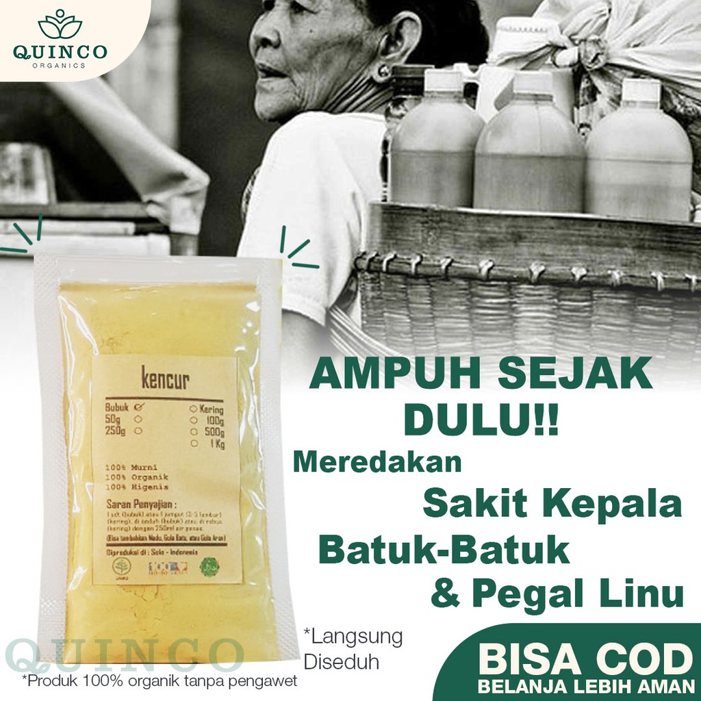 

JSR minuman jamu KENCUR Rempah herbal Bumbu Dapur cikur bubuk R18 empon- empon ORGANIK MURNI 100 gr