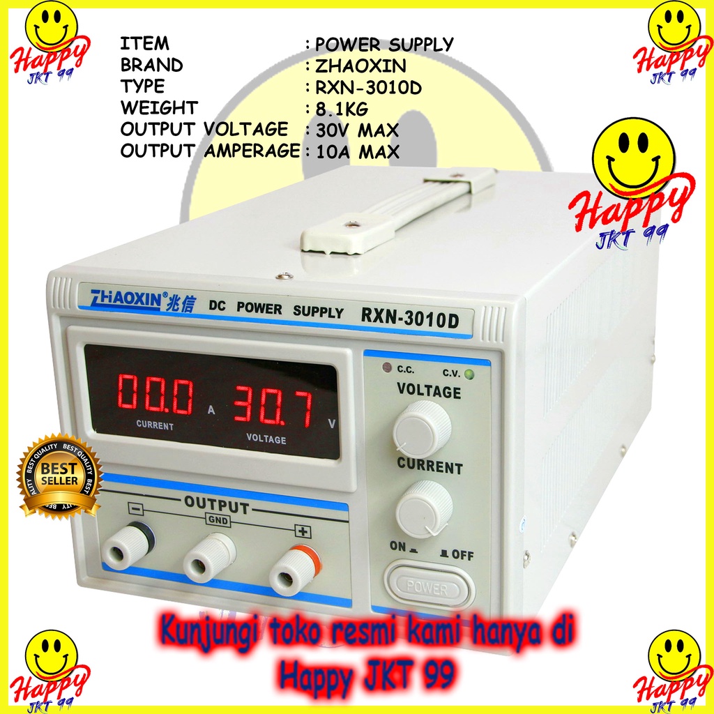 100% ORIGINAL POWER SUPPLY PSU DC ADJUSTABLE ZHAOXIN RXN3010D RXN3010 RXN 3010 D RXN-3010D 30V 10A