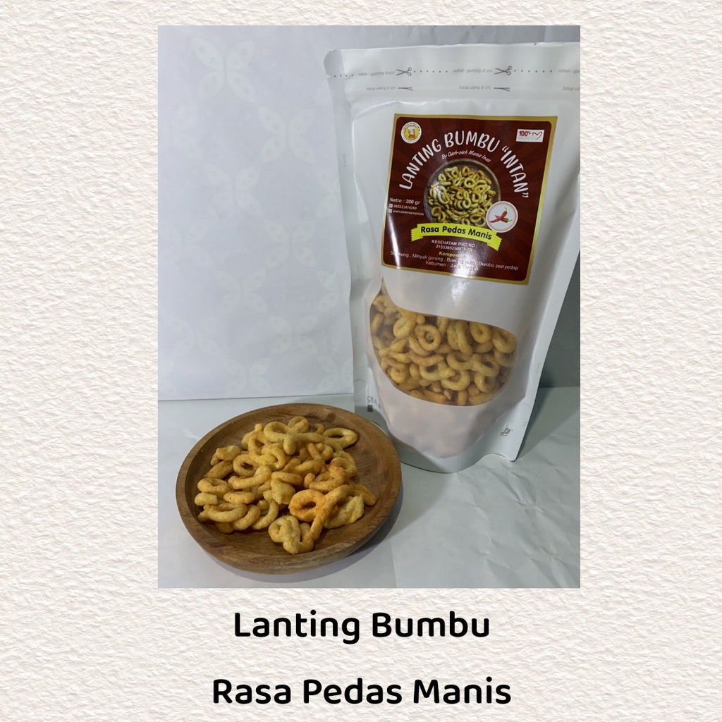 

LANTING BUMBU INTAN KEMASAN 200 GR RASA PEDAS MANIS