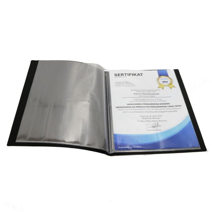 

BISA COD Bantex Insert Display Book PP Folio 40 pockets Black #3185I10 PROMOKode 3897