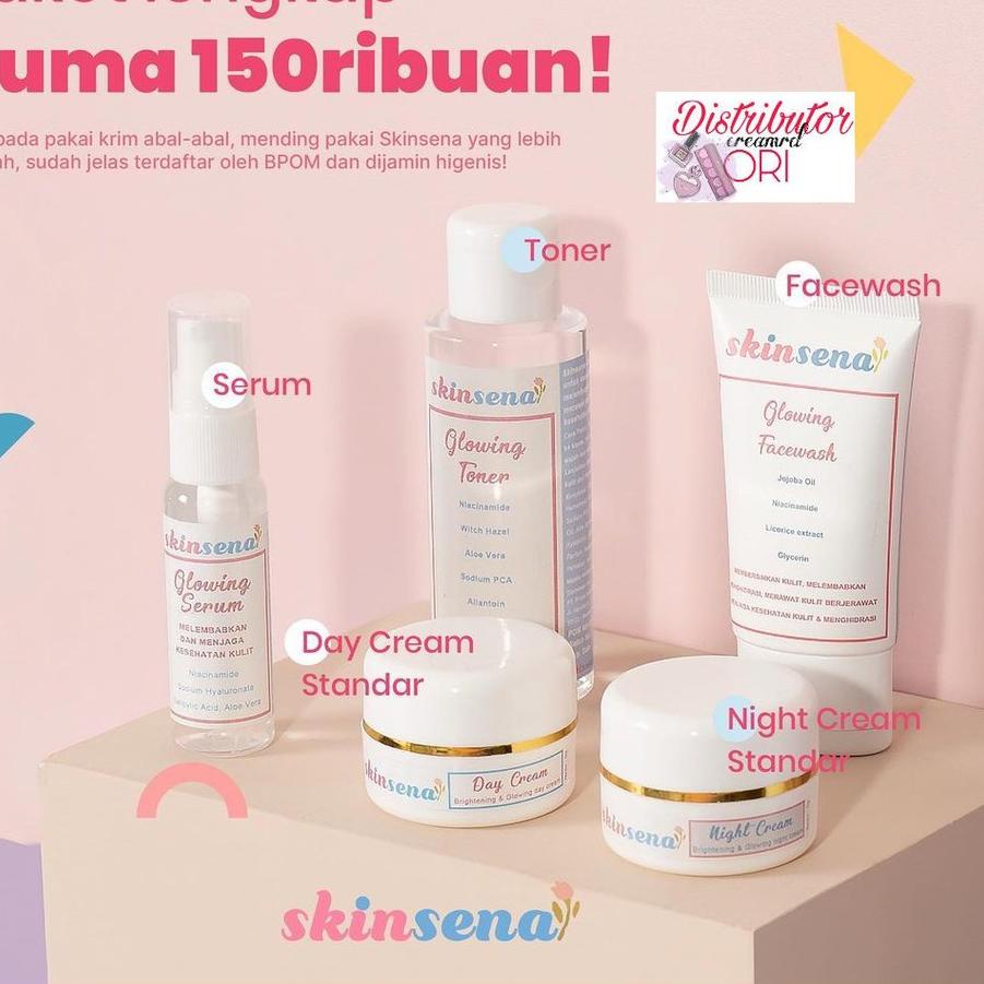 SKINSENA BPOM Glowing Toner, Serum, Day Cream, Night Cream, Face Wash, Mask / skinsena Acne SPOT/ SE