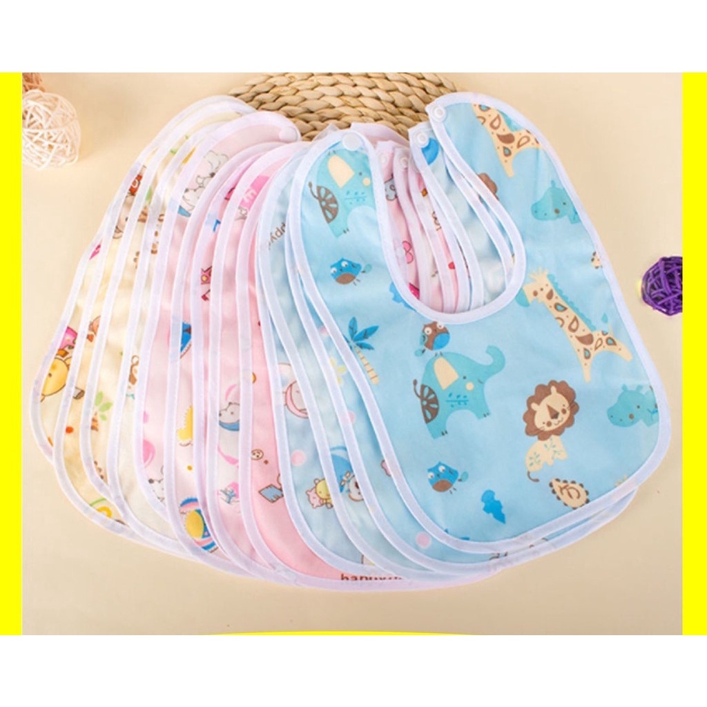 Celemek Makan Bayi Waterproof / Tatakan Makan Bayi Multifungsi