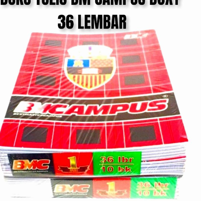 

Miliki - Buku Tulis BM CAMPUS Boxy 36 Lembar 10 Buku