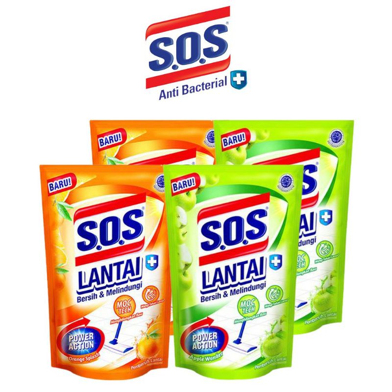 SOS Pembersih Lantai  Power Action 750ml