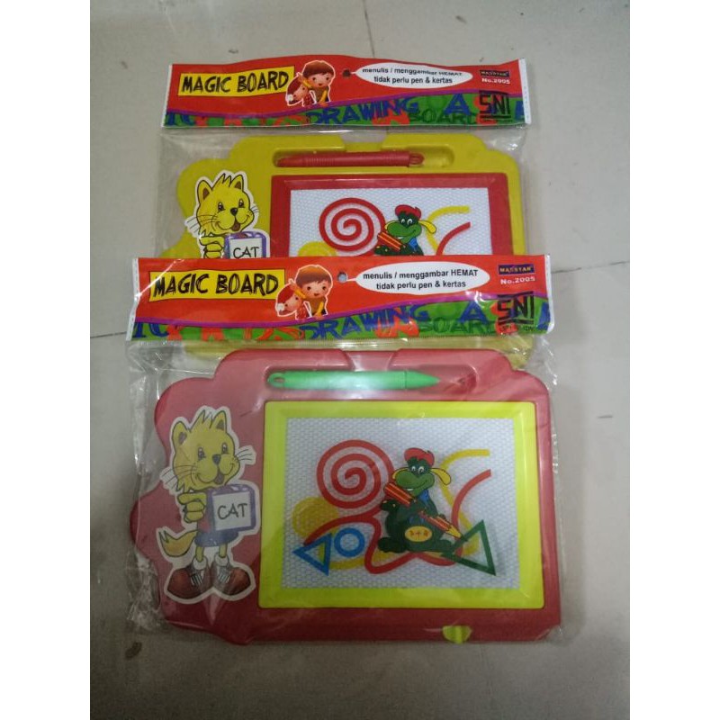 

papan tulis geser drawing magnetic