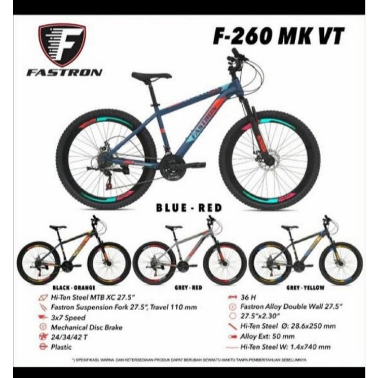 Sepeda Gunung /MTB Fastron 24 F260 MK VT