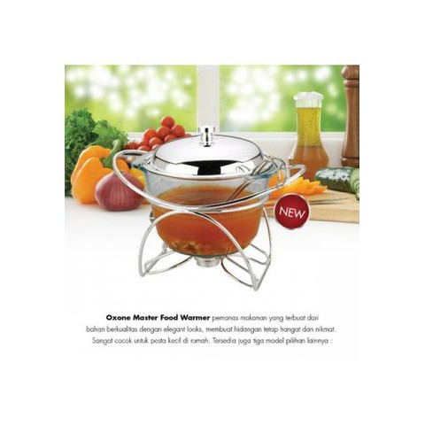 Oxone OX-84RO HoReCa Master Food Warmer Round 4Lt , Penghangat Makanan , Wadah Saji Makanan