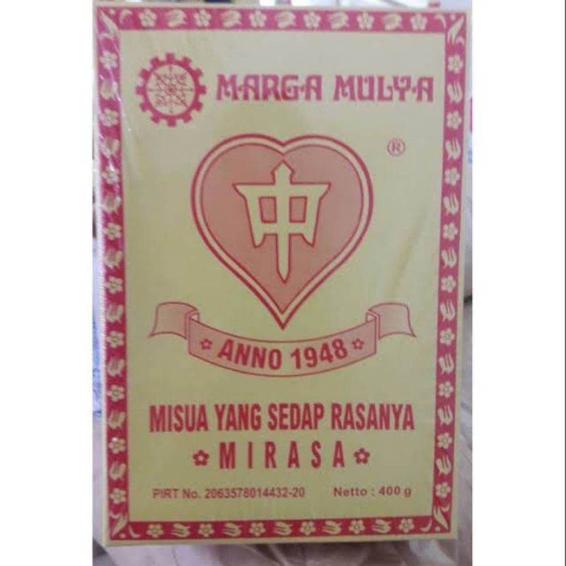 

MISUA MARGA MULYA 400GR - MISOA MIRASA