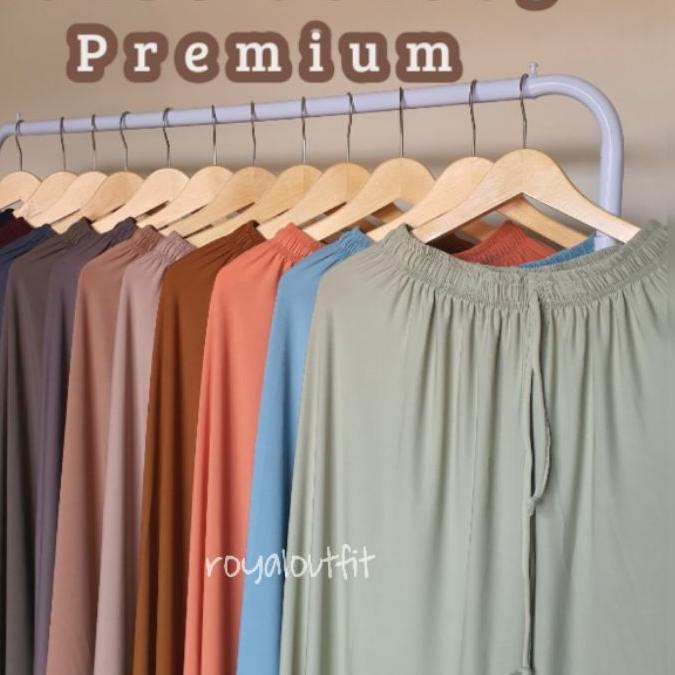 ✿ Kulot Jersey Lalisa Highwaist Bahan Jersey Premium ukuran Standar dan Jumbo (Bisa Buat Ibu Hamil )