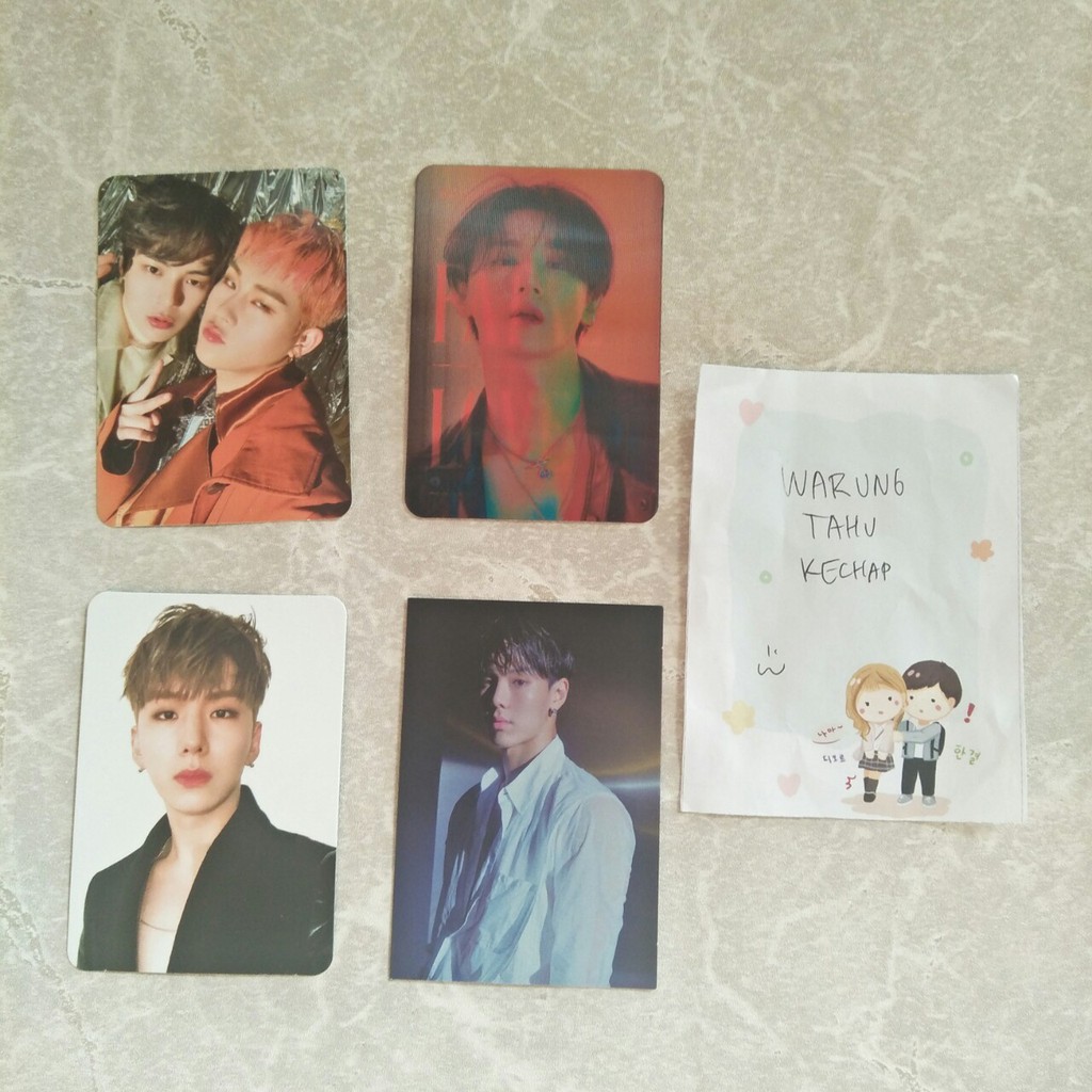 Monsta X Fatal Love MX Photocard PC Lenticular Lenti Message Shownu Minhyuk Kihyun Jooheon IM