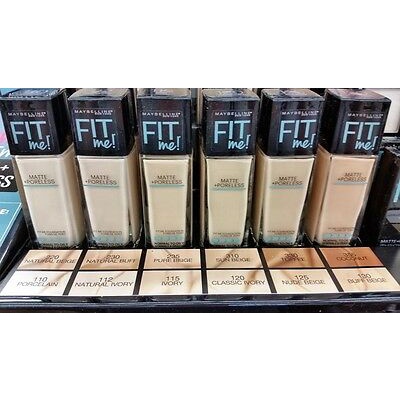 Maybelline Fit Me Matte Poreless Liquid Foundation 30ml