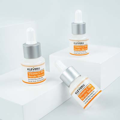 [RESMI] KLEVERU Vitamin C 10% Ferulic Serum 15ML Serum Mencerahkan Wajah dan Anti Kusam