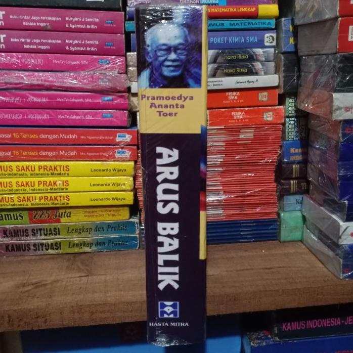 BUKU HARDCOVER NOVEL SASTRA ARUS BALIK KARANGAN PRAMOEDYA ANANTA TOER