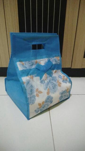 (1Lusin =12 pcs) Tas hajatan bambu motif bunga