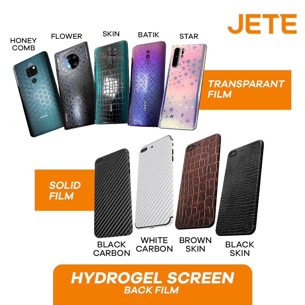 Back Skin Cover - Anti Gores Belakang Hydrogel JETE