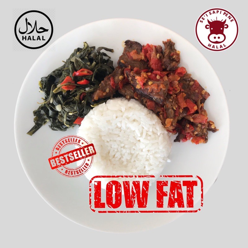 

SEI SAPI TANPA LEMAK LOWFAT SAMBEL BAWANG 200 GRAM