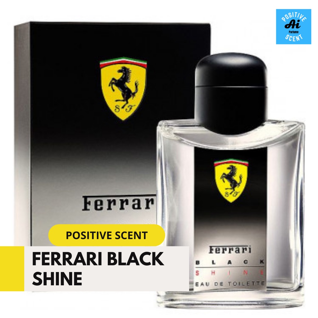 Parfum Scuderia Ferrari Black Shine Ferrari For Man parfum pria Original Parfum remaja laki-laki par