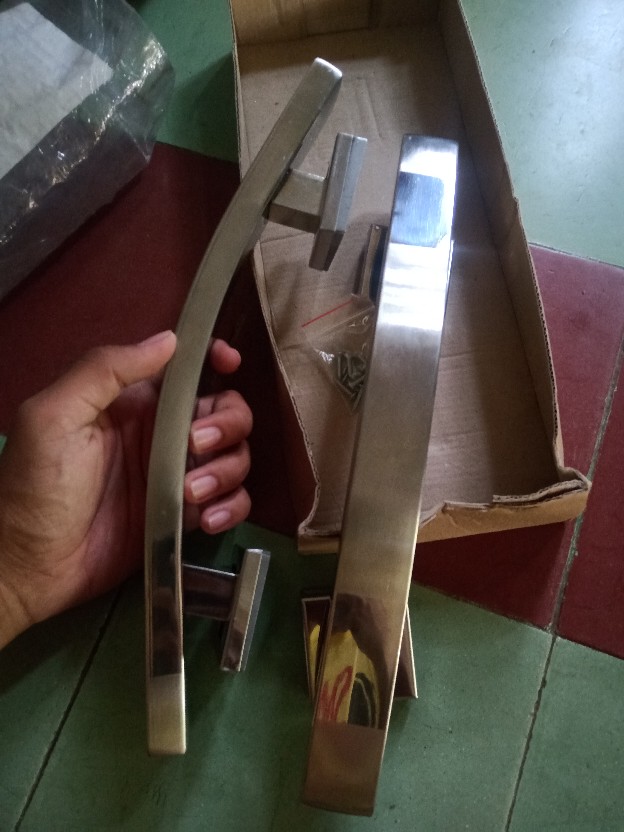 Handle Pintu Rumah J Tg Dof Full Panjang 33 Cm Tarikan Pintu Jembatan Ktk Gagang Pintu Kunci Pintu