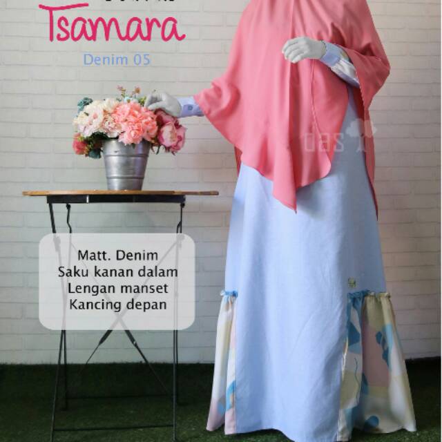 Gamis Tsamara Denim Das