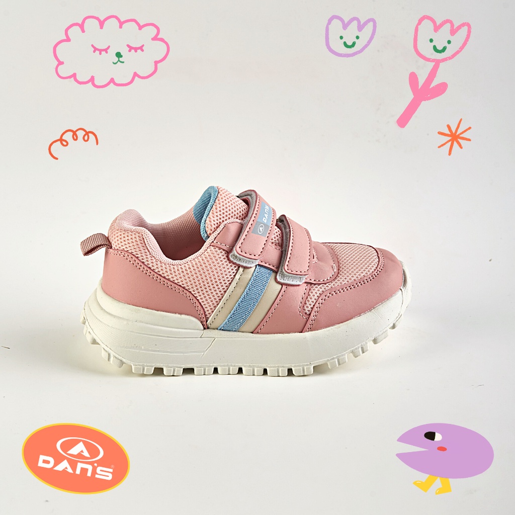 Dans Petro Sepatu Sneakers Anak Perempuan - Pink