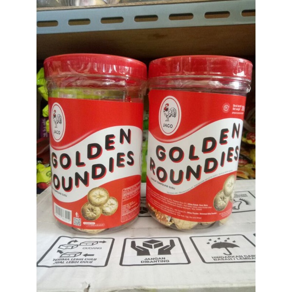 

Coklat Golden Roundies kemasan Jar 250gr