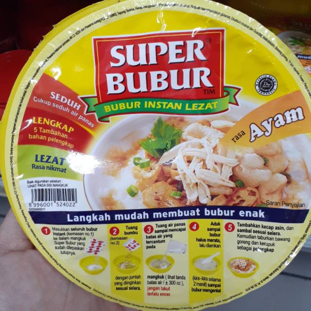 

SUPER BUBUR instan LEZAT Bubur Ayam