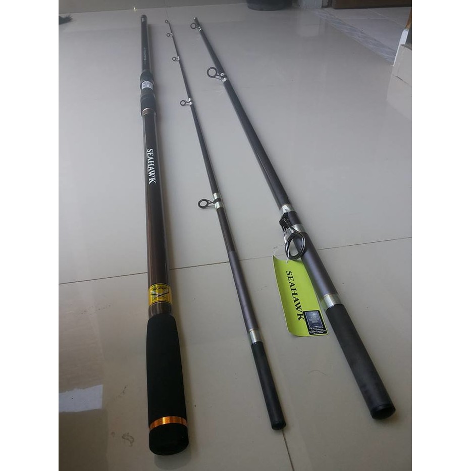 Joran Laut 50lbs SEAHAWK BEACH CASTER 390 420 Sambung 3