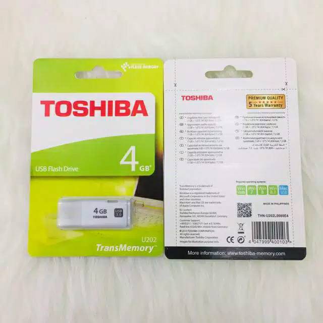 USB FLASH DRIVE TOSHIBA 4GB