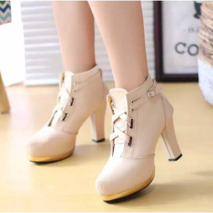 Sepatu Boots Wanita Tinggi 10cm