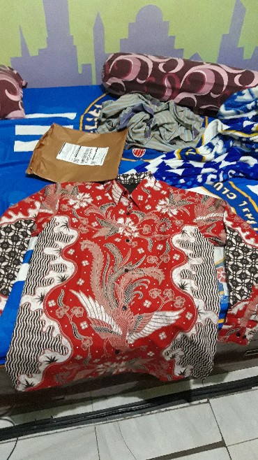 (1kg=4pcs) Kemeja Batik Lengan Panjang Batik Ori Nareswari Peksi Ngibing Batik Solo Seragam Batik