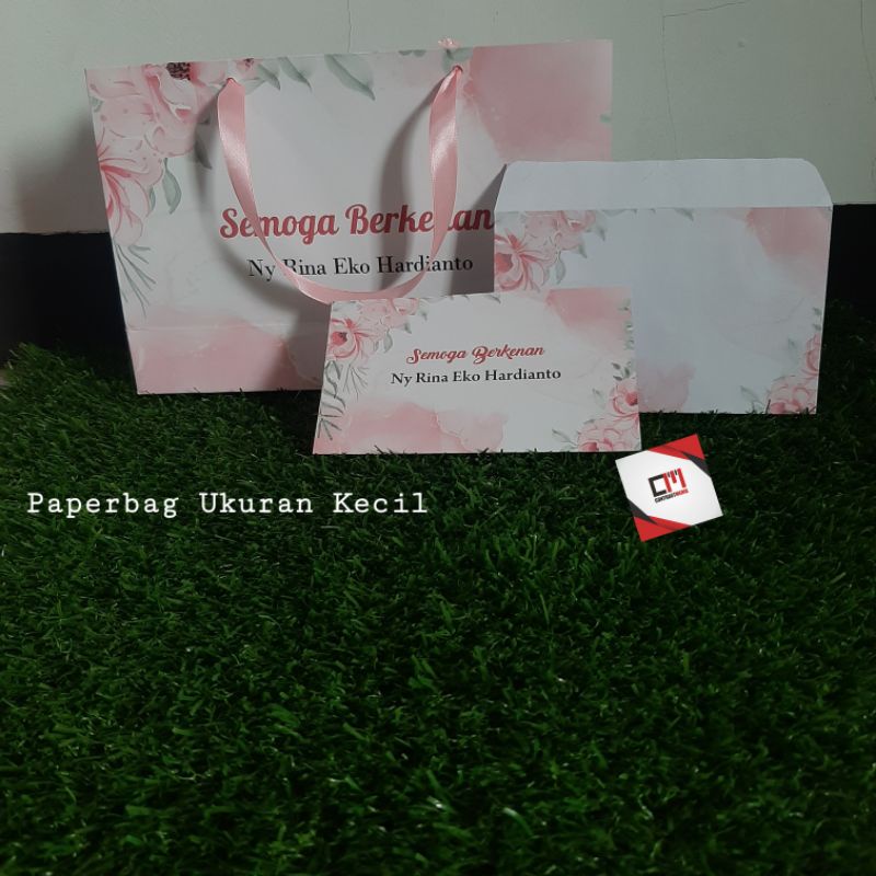

Paper Bag Murah Desain Custom / Sudah Include Kartu Ucapan & Amplop