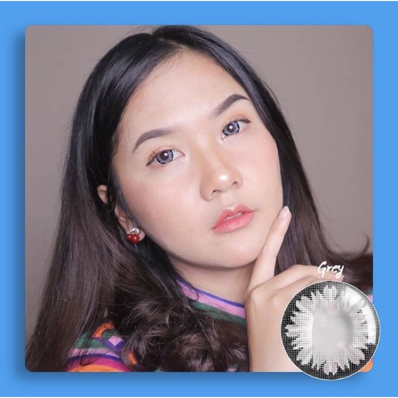 [bs COD] SOFTLENS X2 MOCHI GREY 16 MM / SOFTLENS UNTUK MAKEUP / SOFTLENS UNTUK COSPLAY DAILY - Lensa