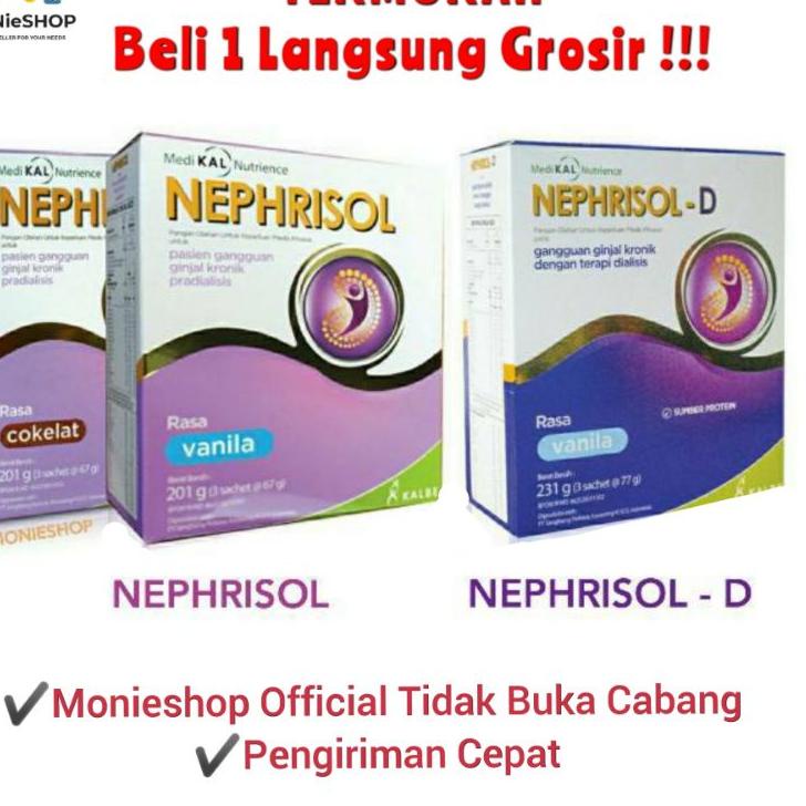 

Terjangkau Nephrisol 201gr / Nephrisol - D 231 gr
