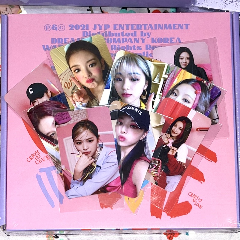 album itzy crazy in love  il itzy ver sealed + 2 benefit fansign mecima (concept & selca) random