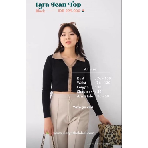 Claryn the Label x Alicia Yudos - Lara Jean Top