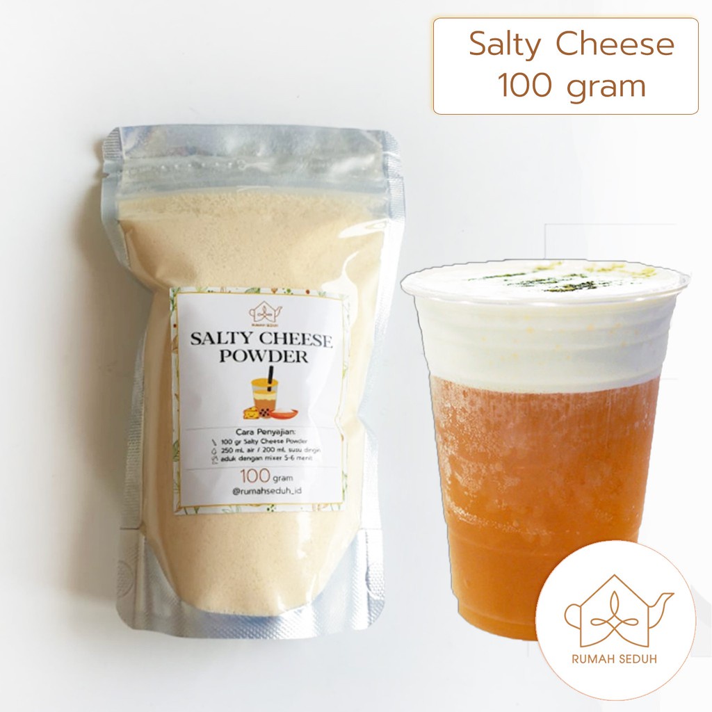 

100gr Salty Cheese Foam Powder, Creamy Cheese Asin Tea Powder, Tea Macchiato, Topping Keju Minuman