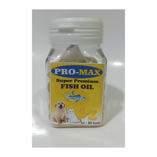 Minyak Ikan Promax Vitamin Penambah Nafsu Makan Kucing isi 90 Butir