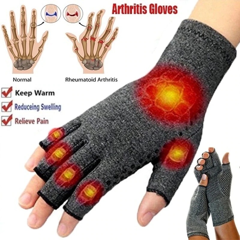 Sarung Tangan Terapi Arthritis Glove Therapy Comfortable - AY337 - Gray