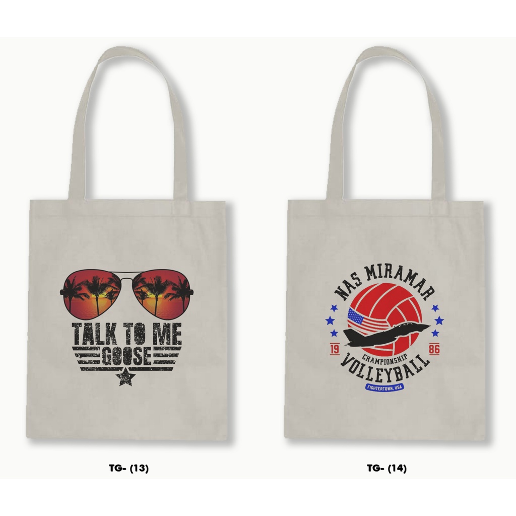 TOTE BAG BLACU - TOP GUN MAVERICK 01