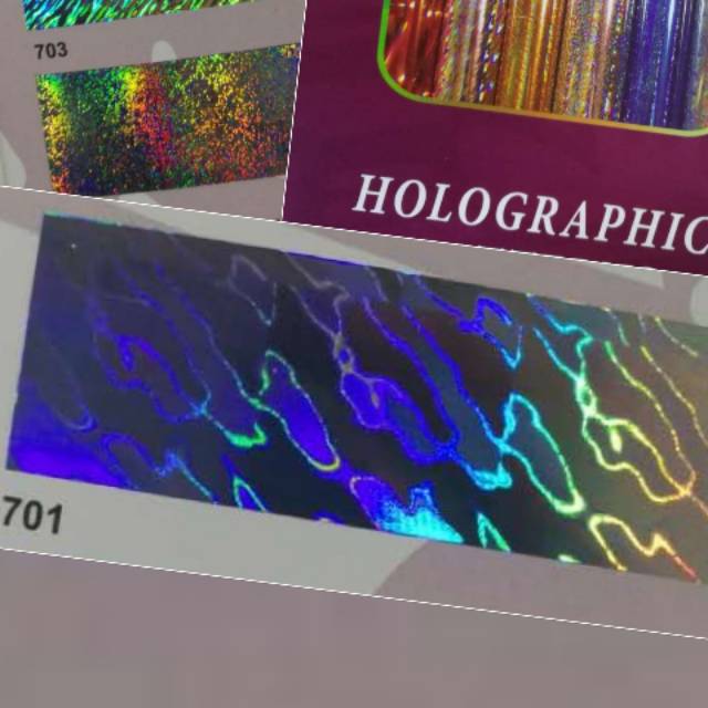 HOT STAMPING FOIL / HOLOGRAM FOIL / HOLOGRAPHIC FOIL MOTIF SOLAR CROWN 701 USA