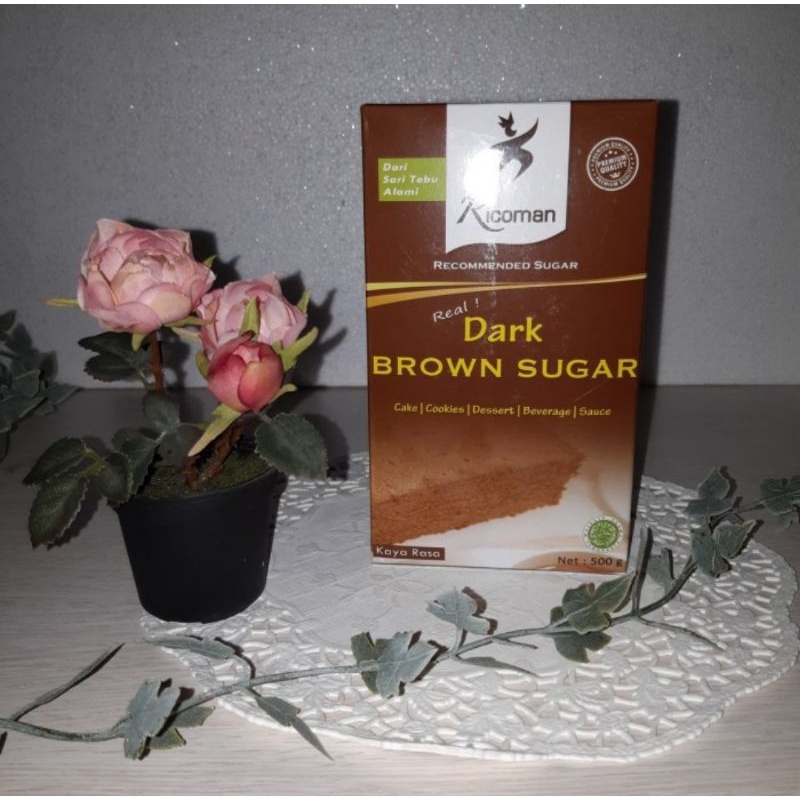 

ricoman dark brown sugar 500gr
