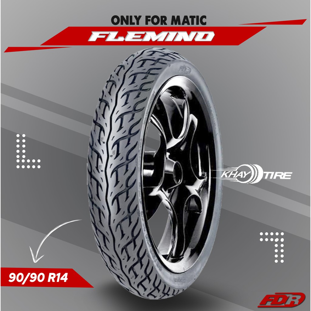 Ban Motor Matic // FDR FLEMINO 90/90 Ring 14 Tubeless Shopee Indonesia