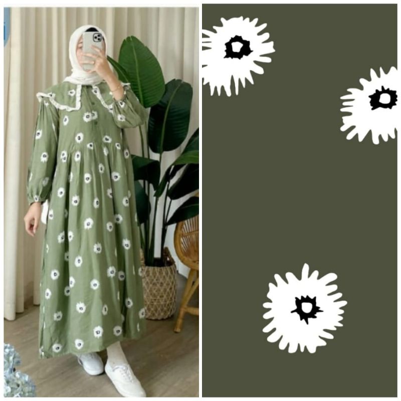 home dress rayon / erha dress