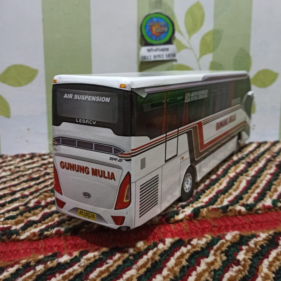 miniatur bus bis GUNUNG MULYA