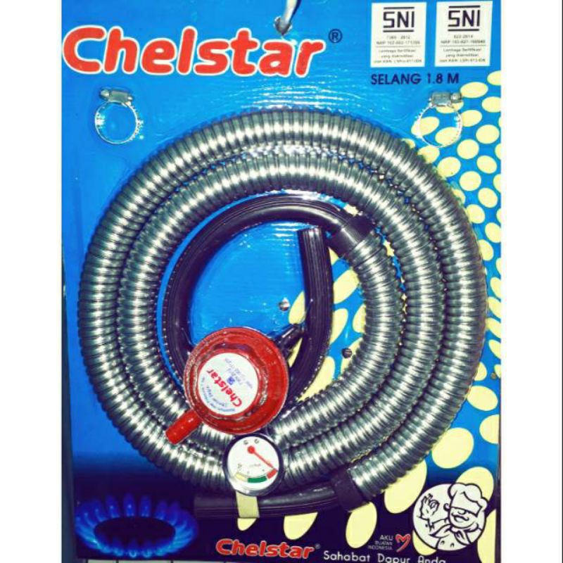 Chelstar ,  58G ,  Selang Pegulator Paket Meter