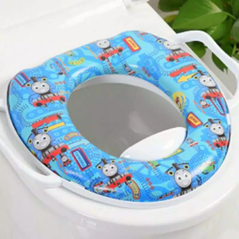 POTTY TRAINING HANDLE - DUDUKAN CLOSET TOILET ANAK balita ada pegangan-dudukan anak ke toilet